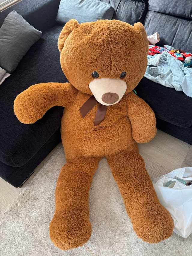 Oso de peluche grande marrón 170 cm
