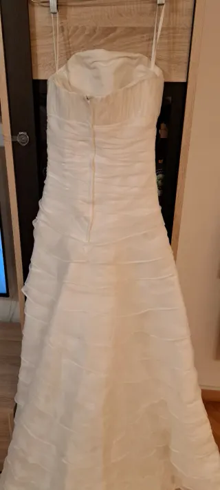Vestido de Novia Blanco con Pedrería