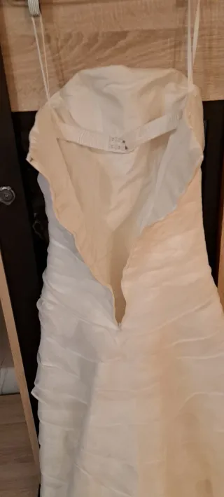 Vestido de Novia Blanco con Pedrería