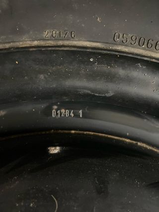 Rueda de repuesto ford Continental 125/80/15