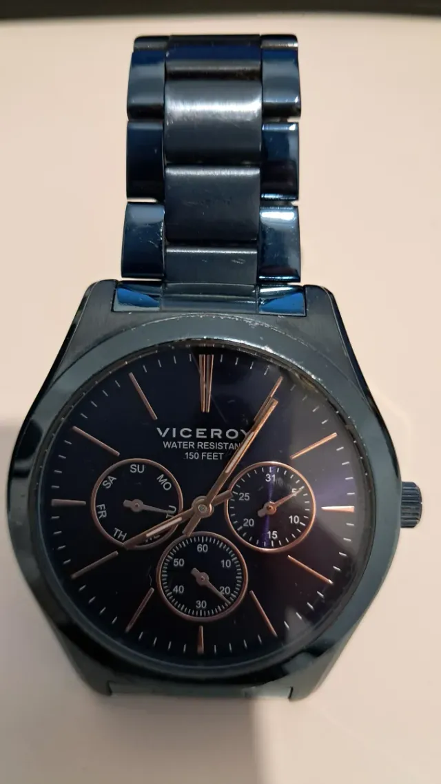 Reloj Viceroy Cronógrafo Hombre Negro/Azul