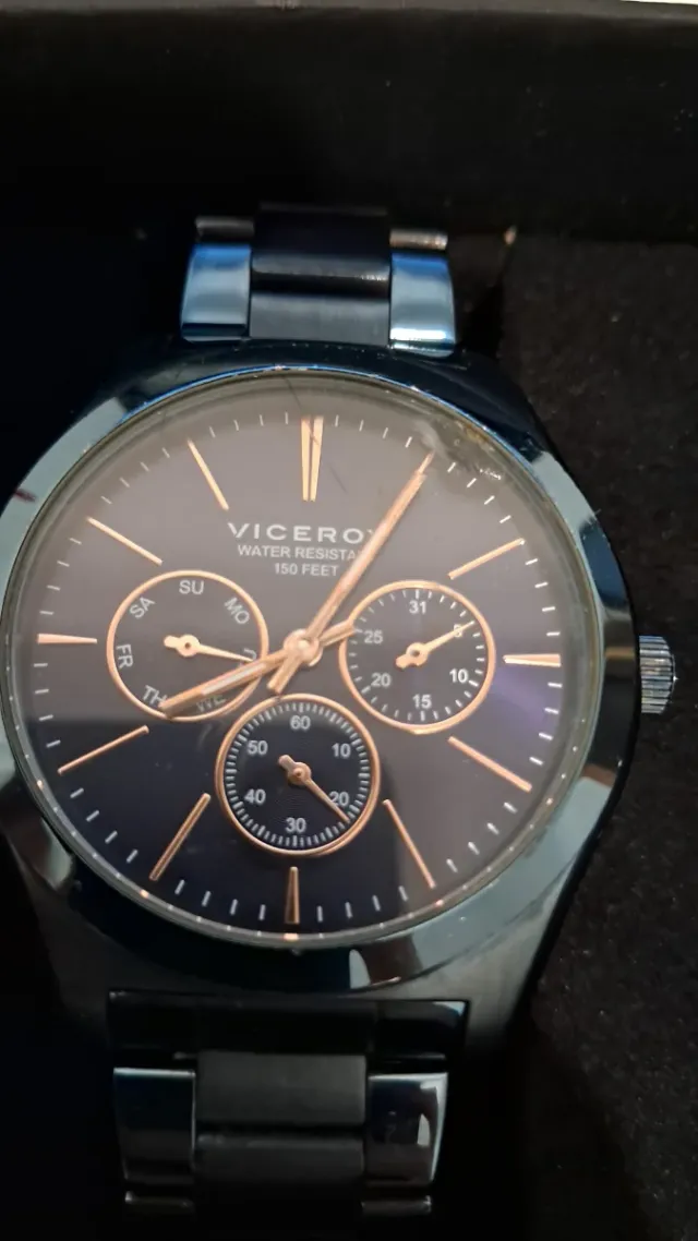 Reloj Viceroy Cronógrafo Hombre Negro/Azul