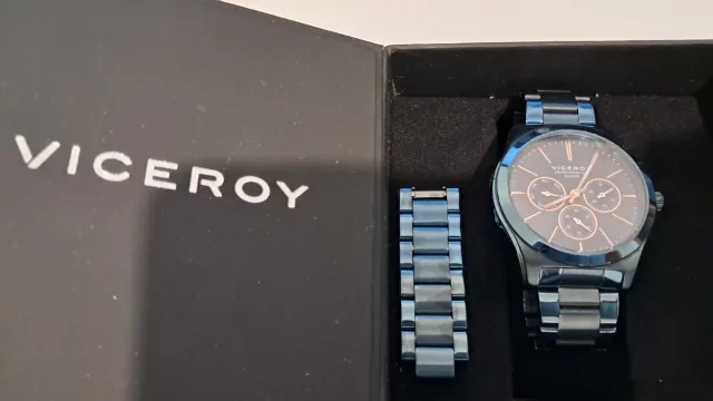 Reloj Viceroy Cronógrafo Hombre Negro/Azul