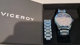 Reloj Viceroy Cronógrafo Hombre Negro/Azul