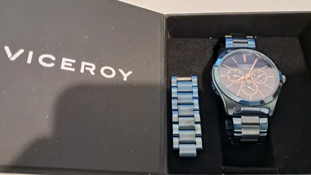 Reloj Viceroy Cronógrafo Hombre Negro/Azul