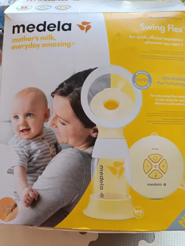 Sacaleches Medela Swing Flex Eléctrico+ 20 bolsas