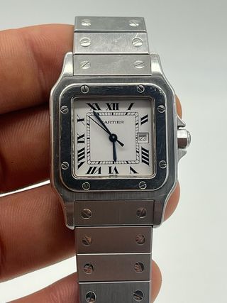 Cartier Santos Carré Reloj de Acero