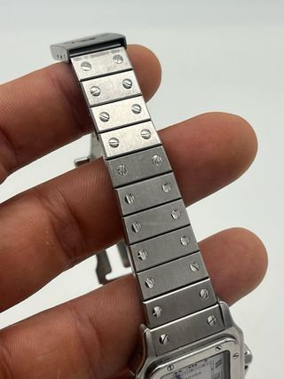 Cartier Santos Carré Reloj de Acero