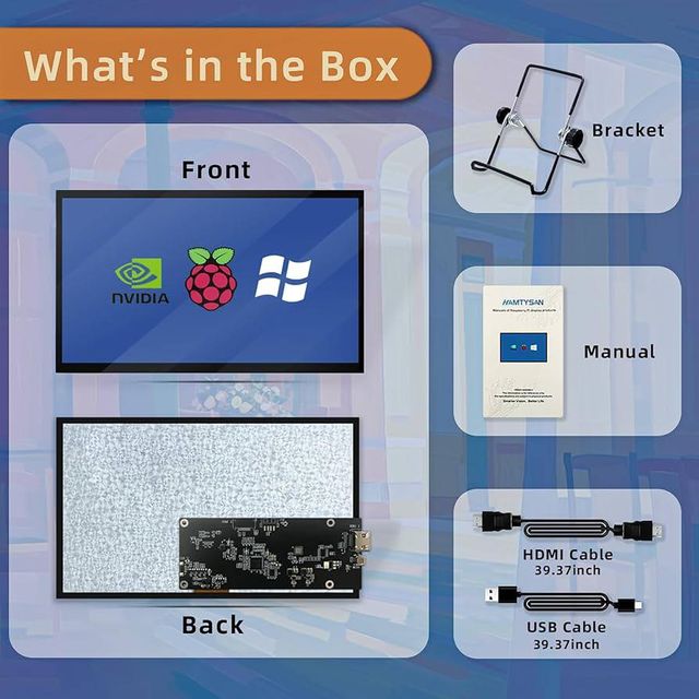 Monitor Táctil 10.1 IPS HD