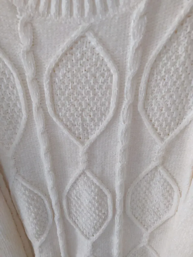 Jersey suave beige talla única