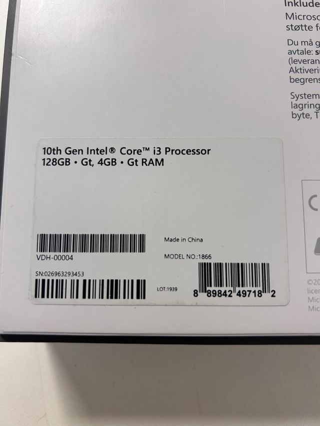 TABLET WICROSOFT SURFACE PRO 7