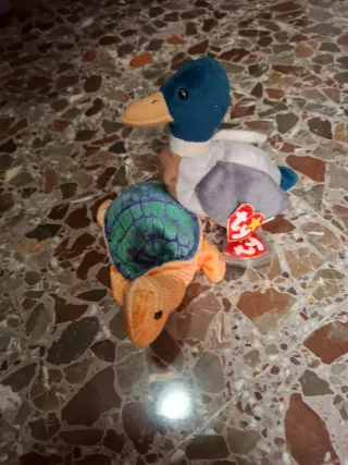 Peluche Pato y Tortuga