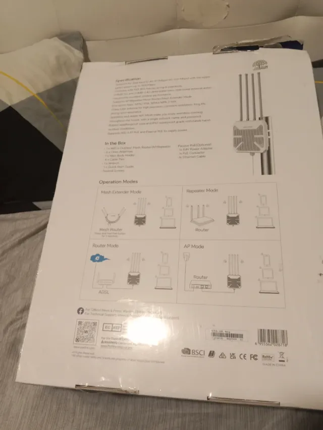 WAVLINK WiFi 6 Extensor Malla Exterior