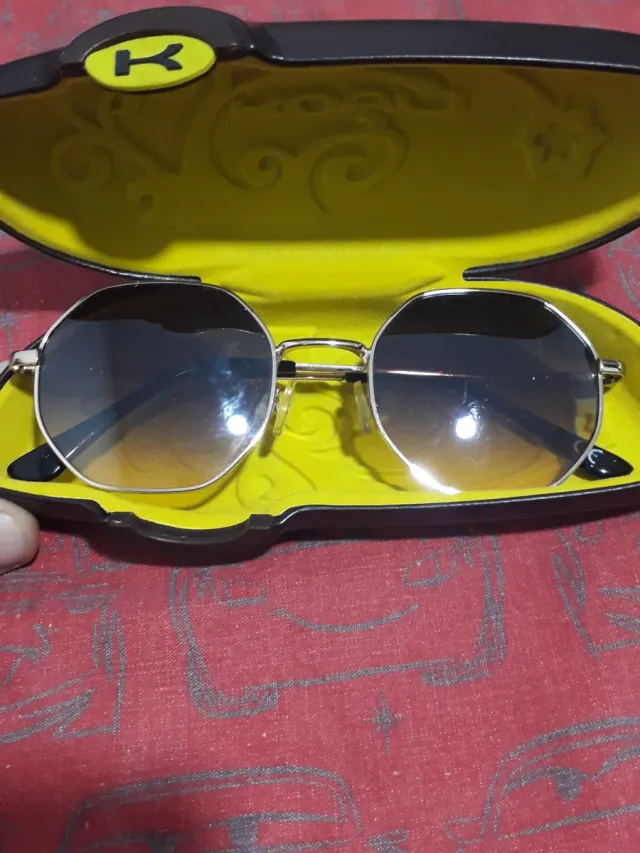 Gafas de sol octogonales mujer plata