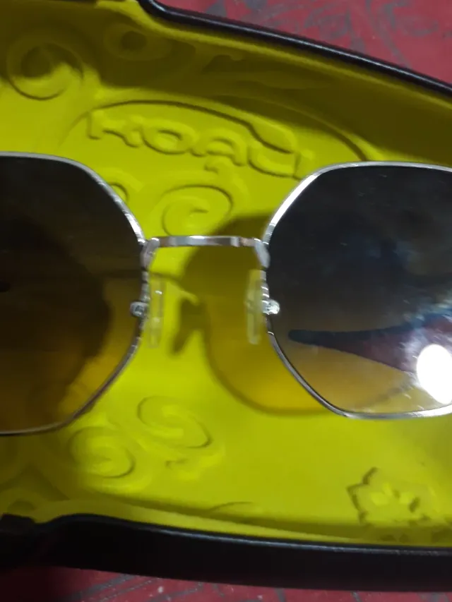 Gafas de sol octogonales mujer plata