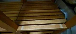 2 Estantería madera Molguer Ikea