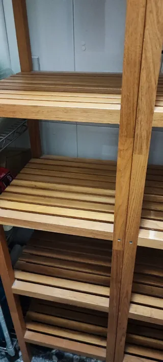 2 Estantería madera Molguer Ikea