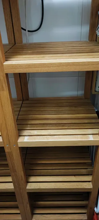 2 Estantería madera Molguer Ikea