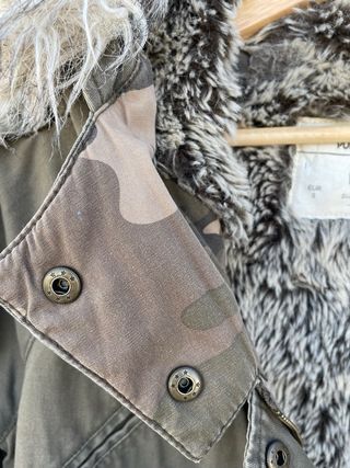 Parka militar verde talla S.