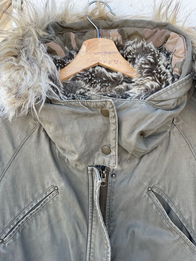 Parka militar verde talla S.
