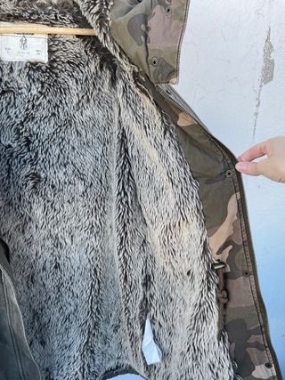 Parka militar verde talla S.