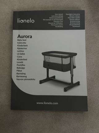 Cuna Colecho 3 en 1 Aurora Lionelo