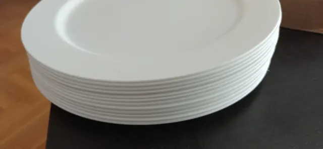 Platos de plástico reutilizables