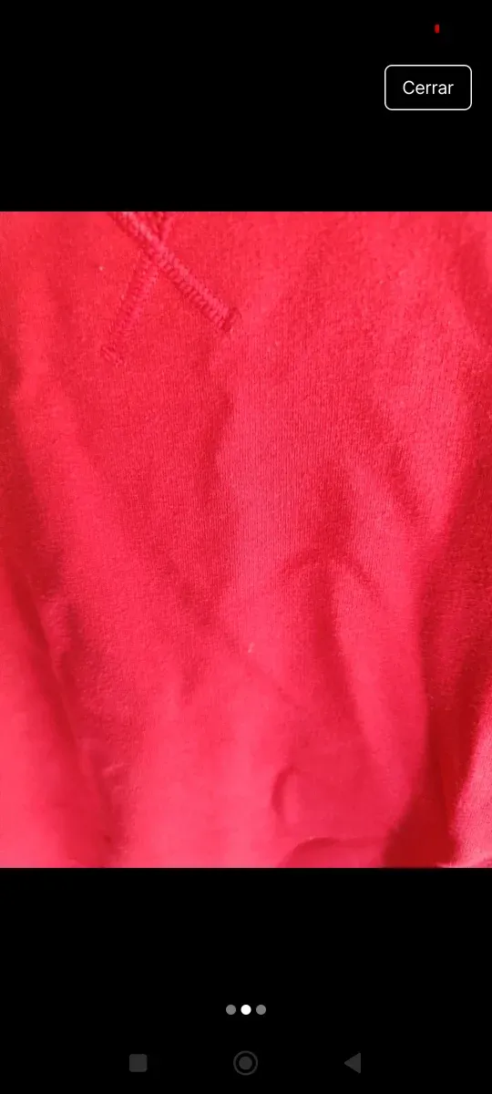 Sudadera roja