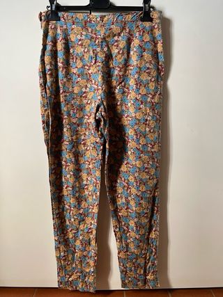 Pantaloni vintage fantasia floreale taglia L