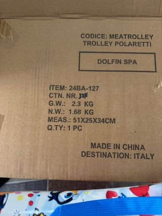 Trolley cavalcabile Polaretti edizione limitata