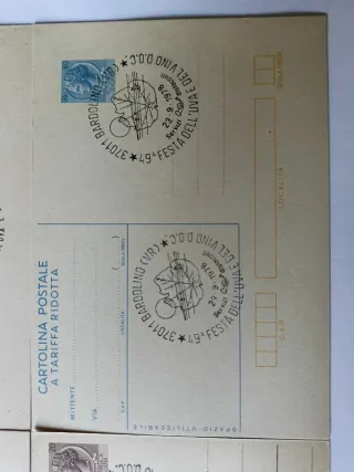 Cartoline Festa dell'Uva e del Vino DOC Bardolino