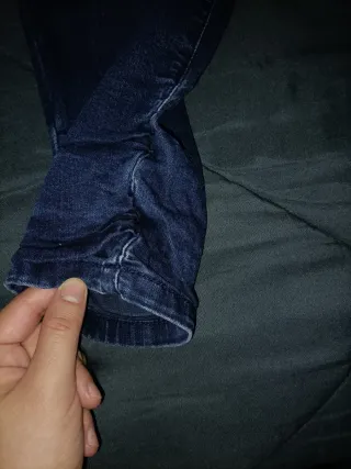 Pantalón vaquero premamá azul