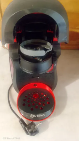 Cafetera Bosch Tassimo Roja y Negra