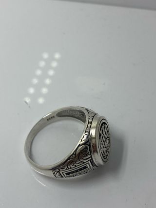 Anillo Plata Hombre Talla 21.4 mm