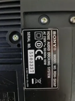 Altavoz Sony RDH-SK8iP Graffiti