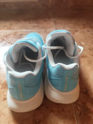 Zapatillas pádel mujer Adidas azul