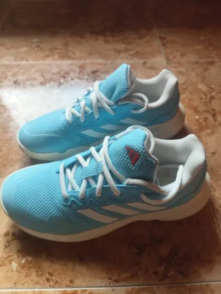 Zapatillas pádel mujer Adidas azul