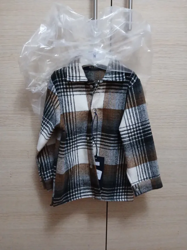 Camicia in flanella bimbo 2/3 anni
