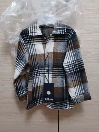 Camicia in flanella bimbo 2/3 anni