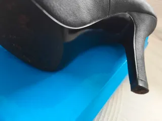 Zapatos Zara negros con lazo