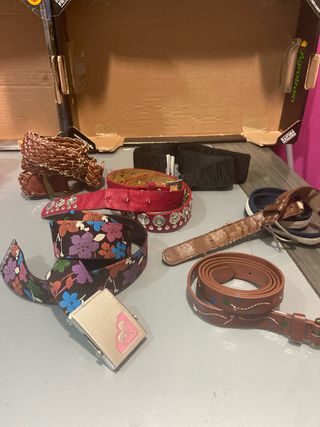 Lote de 6 cinturones niña