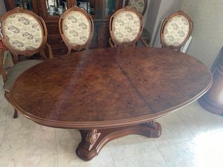 Conjunto 3 Muebles Comedor Madera Raíces