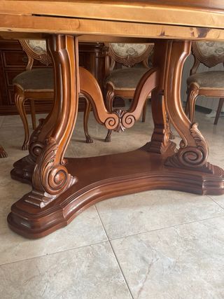 Conjunto 3 Muebles Comedor Madera Raíces