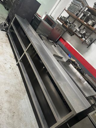 Estantería Acero 3 Baldas Grande en buen estado