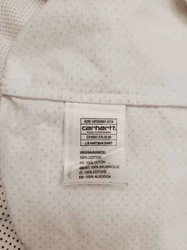 Camisa Carhartt Estampada Hombre Talla M