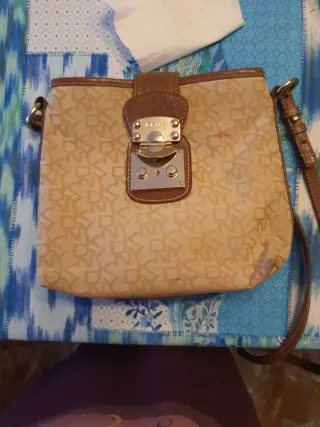 Bolso DKNY Beige y Marrón