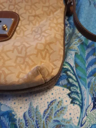 Bolso DKNY Beige y Marrón