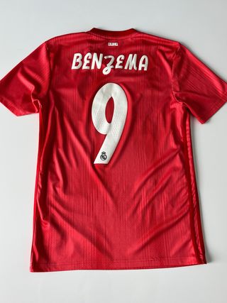 Camiseta original Real Madrid 2018 2019 Benzema 9