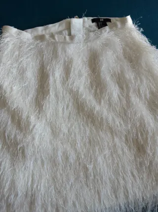 Falda fiesta H&M cruda talla 32