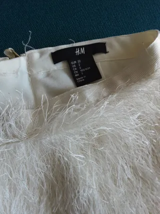 Falda fiesta H&M cruda talla 32